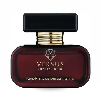 Fragrance World Versus Crystal Noir Parfum, 100ml, sticlă roșie închis