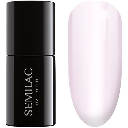 Semilac Hybrid Nail Polish Pearl Mauve 218 Business Line, Gel Polish, Culoare roz pal perlant