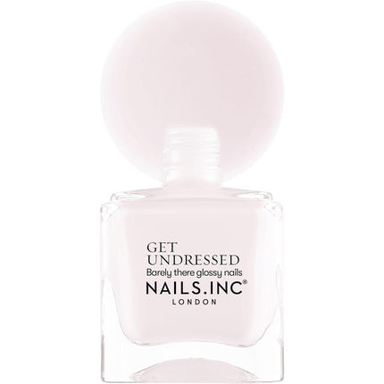 Lac de unghii, Nails Inc, Get Undressed, alb, 14ml