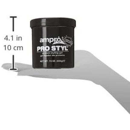 Gel pentru styling, Ampro, Pro Styl, super fixare, negru
