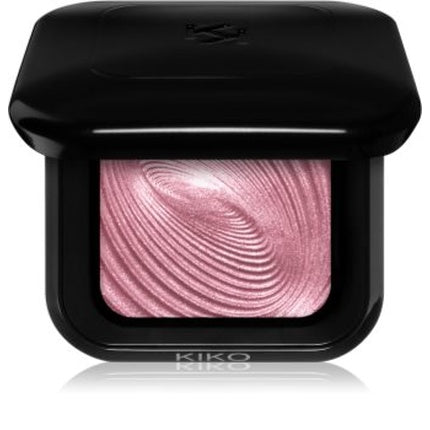 Kiko Milano New Water Eyeshadow, roz metalizat, capac negru