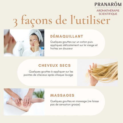 Ulei de Macadamia Pranarôm BIO, 50ml, sticlă amber
