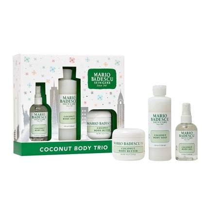 Set Îngrijire Corp Mario Badescu Coconut Body Trio - Cutie Cadou, 403 g