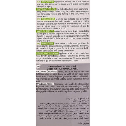 Cremă de noapte, Pharmaceris T, Sebo-Almond Peel, 5% mandelic, 50 ml