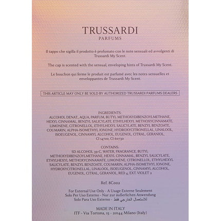 Eau De Toilette Trussardi My Scent pentru femei, 100ml