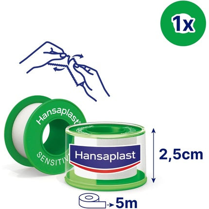 Plasture medical, Hansaplast, sensitiv, 5m x 2.5cm
