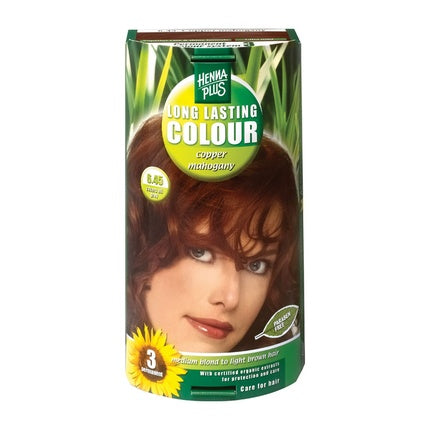 Hennaplus Lasting 645 Copper Mahogany Hair Color, 158g