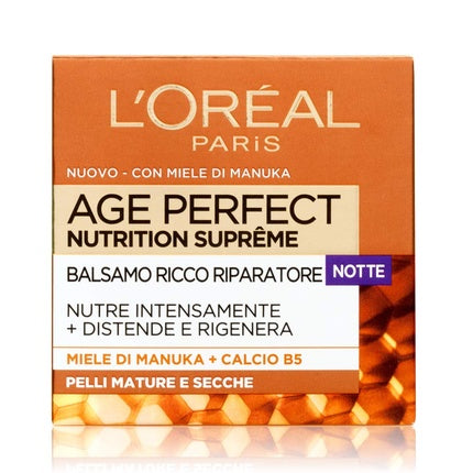 Crema de noapte regeneranta L'Oréal Paris Age Perfect Nutrition Supreme, 50ml