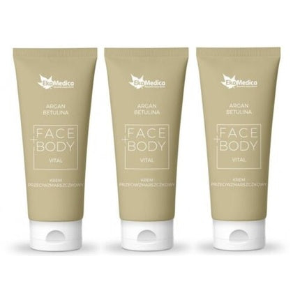 Cremă anti-rid, Ekamedica, Argan Betulina, 100ml