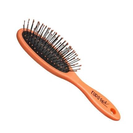 Eurostil Small Oval Brush Fluorescent Orange - 1 Unit