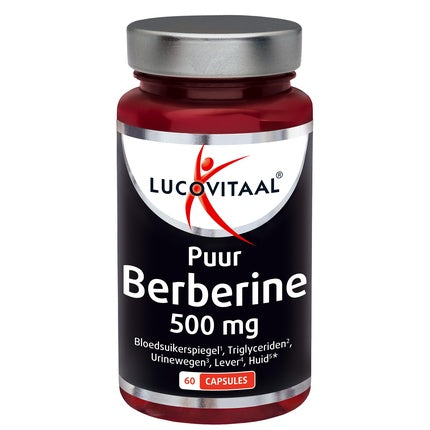 Supliment alimentar Lucovitaal Berberine Pure 500 mg, 60 capsule