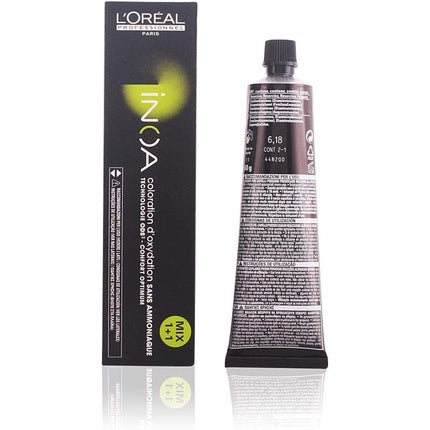 Vopsea de păr fără amoniac, L'Oréal Paris, Inoa 6.18 Mochas