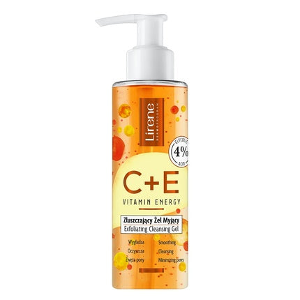 Gel Exfoliant pentru Față Lirene C+E Vitamin Energy, 145ml