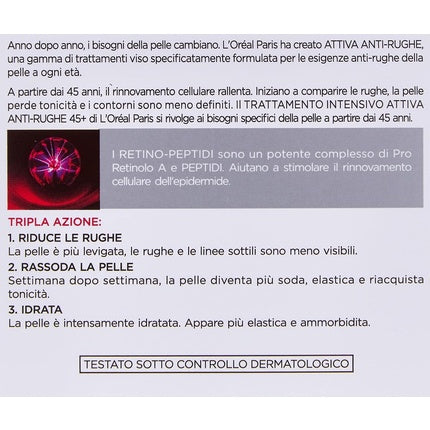 Crema antirid L'Oréal Dermo Expertise Active Vase, 45+, 50ml