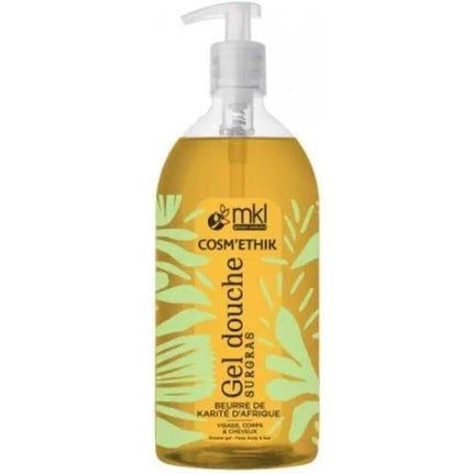 Gel de Duș MKL Green Nature Cosm'Ethik Surgras cu Unt de Shea din Africa, 1000ml