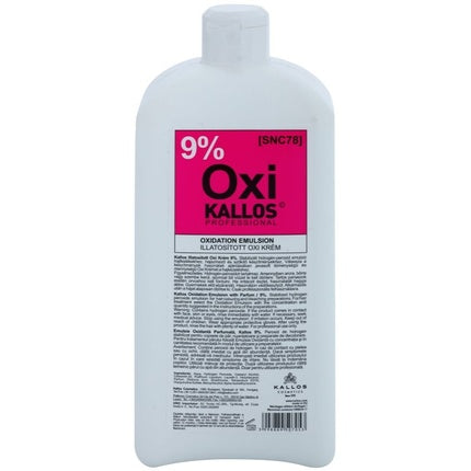 Emulsie Oxidantă 9%, Oxi Kallos, Culoare Alb, Format 269g