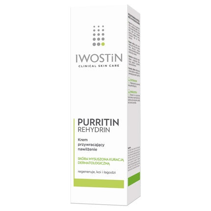 Cremă față, Iwostin, Purritin, alb-verde, 40ml
