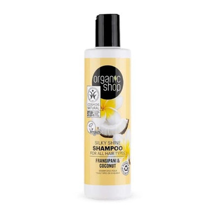 Șampon Frangipani și Cocos, Organic Shop, 280ml, pentru toate tipurile de păr