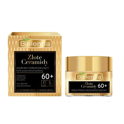 Cremă antirid Bielenda Gold Ceramidy, 60+, zi/noapte, 50 ml
