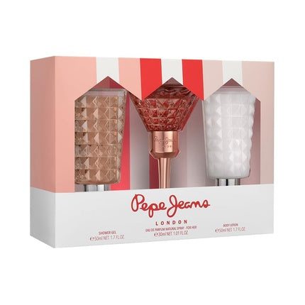 Set Parfum Pepe Jeans Life Is Now Femei, roz, 3 Piese