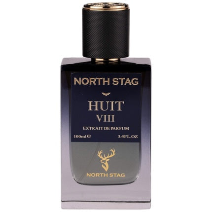 North Stag Paris Corner Huit Viii Extrait De Parfum, 100ml, sticlă neagră cu elemente aurii