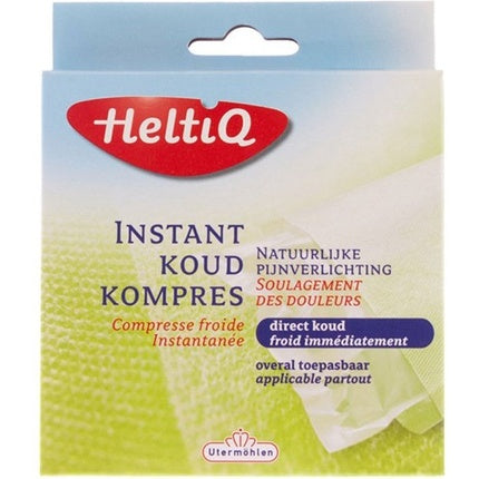 Compresă instant rece Heltiq, pentru ameliorarea durerilor și umflăturilor, 14x15cm