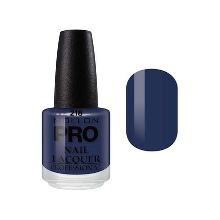 Vernis Unghii Mollon Pro Classic Jeans 218, 15ml, Culoare Albastru Închis