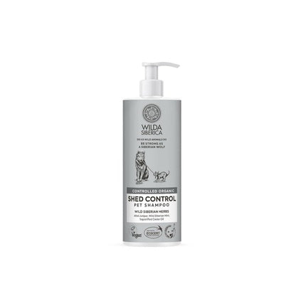 Șampon pentru animale, Wilda Siberica, Shed Control, 400 ml