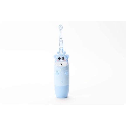 Perie de dinți electrică Innogio GIOgiraffe pentru copii, albastră, cu lumină colorată