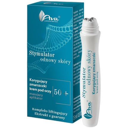 Cremă pentru ochi anti-îmbătrânire, Ava Laboratorium, Skin Renewal Eye Cream 50+, 15ml, cu aplicator