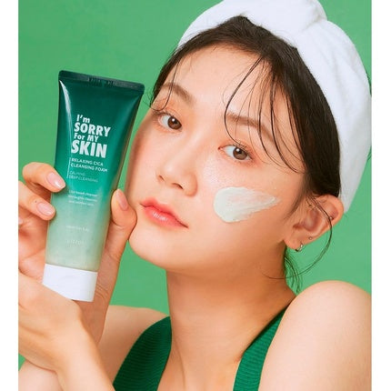Spumă de curățare facială I'M Sorry For My Skin Relaxing Cica Cleansing Foam, 170 g