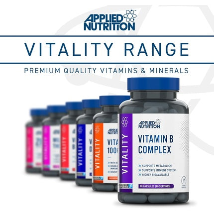 Vitamine B Complex, Applied Nutrition, 60 capsule