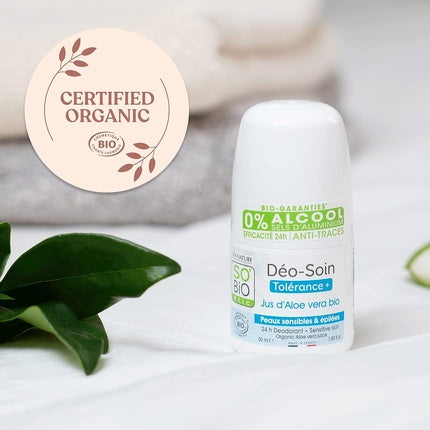 Deodorant So'bio Étic Aloe Vera, 50ml, hipoalergenic