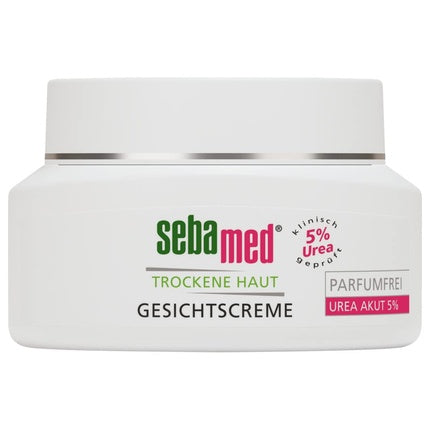 Cremă facială Sebamed, Urea Acute 5%, 80g, pentru piele uscată