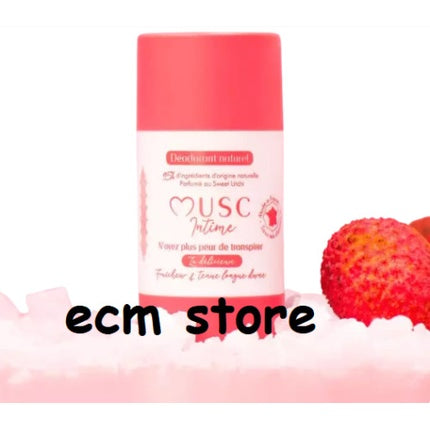 Deodorant solid Musc Intime cu Aromă de Litchi 50g