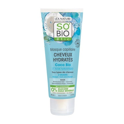 Masca de păr hidratantă So Bio Etic Coconut Hyaluronic Acid, 321 g