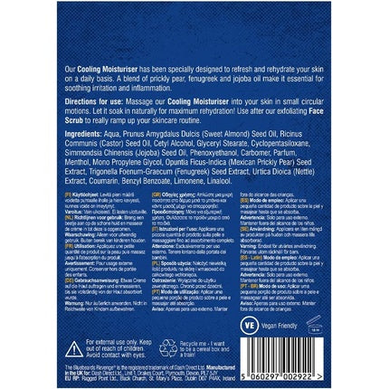 Cremă de zi The Bluebeards Revenge, Moisturiser, 30ml, răcoritoare