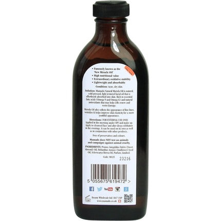 Ulei de corp Natural Marula Oil Mamado, 150ml