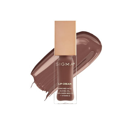 Ruj Lichid, Sigma Beauty, Lip Cream, maro