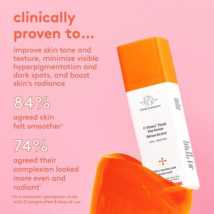 Serum vitamine, Drunk Elephant C-Firma Fresh, portocaliu/alb