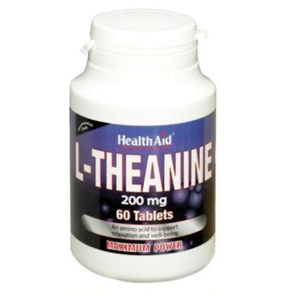 Tablete HealthAid L-Theanine, 60 bucăți, capacitate 200mg