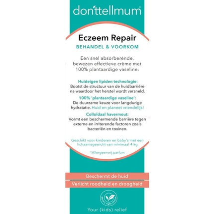 Cremă Eczeme Donttellmum 50ml, Alb
