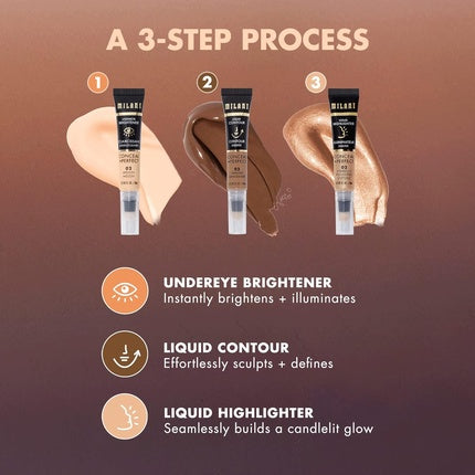 Highlighter lichid Milani Conceal + Perfect, auriu