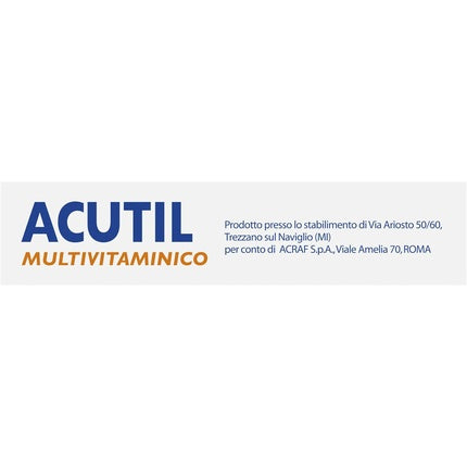 Supliment vitaminic, Acutil, comprimate, 30 bucăți