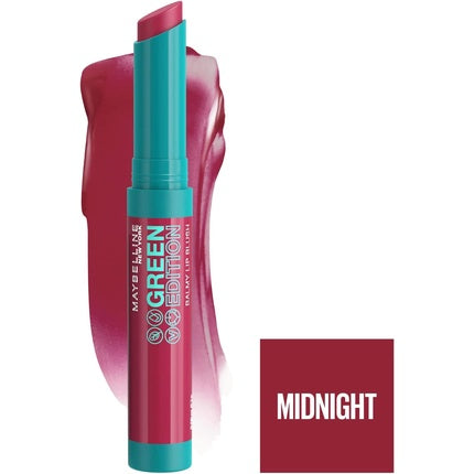 Ruj cremos, Maybelline New York, Green Edition Balmy Lip Blush, nuanta #01 Midnight