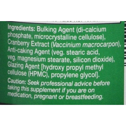 Suplimente alimentare, HealthAid, Cranberry 5000mg, vegetal