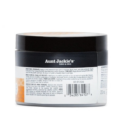 Gel de păr Aunt Jackie's Hold Tight Braid & Twist Gel cu miere, 75 Oz