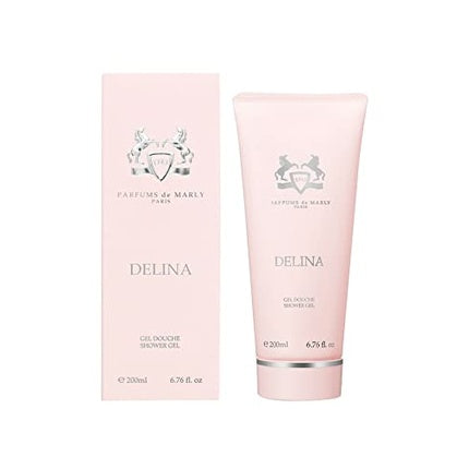 Gel de duș, Parfums De Marly, Delina, roz, 200ml