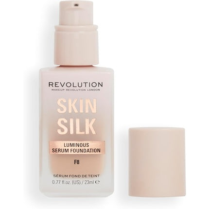 Fond de ten, Makeup Revolution, Skin Silk F8, 23ml