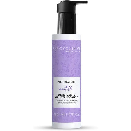 Gel demachiant facial Naturaverde, afine si acid hialuronic, 150ml